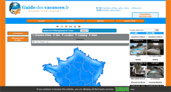 Desktop Screenshot of guide-des-vacances.fr